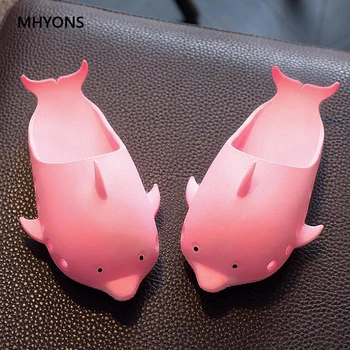 

2019 Children's Shoes Boys Girls Dolphin Slippers Hot Sale Plain Rain Boot Baby Sandals Children Non-slip Beach Slippers Sandals