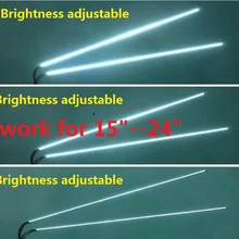 24-дюймовый регулируемый светильник светодиодный задний светильник комплект 540 мм, подходит для 1" 17" 1" 22" 2" 24", обновленный ЖК-экран до СВЕТОДИОДНЫЙ монитор