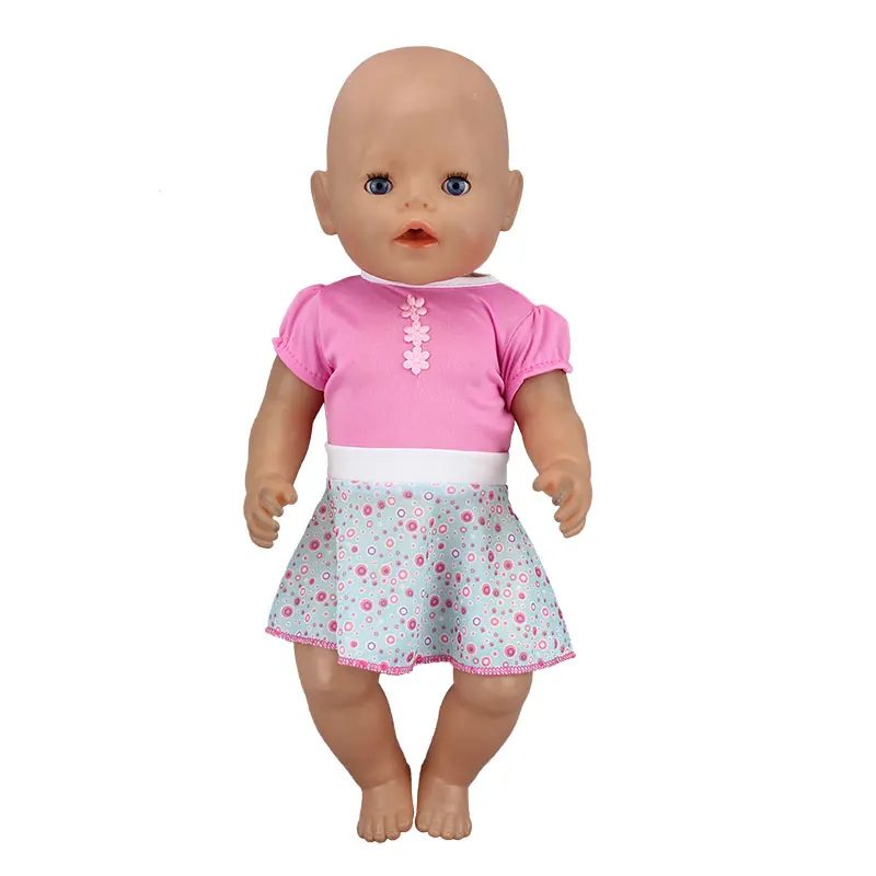 Новое платье Одежда для 43 см Zapf Baby Doll 17 дюймов Reborn младенцев куклы одежда