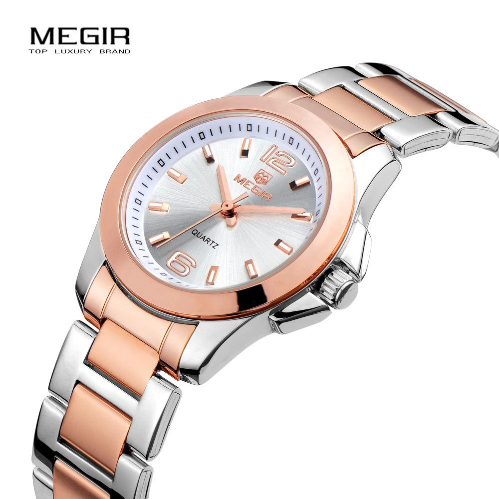 

MEGIR Women's Watches 5006 reloj mujer Wristwatch Relogio Feminino Clock for Women Montre Femme Quartz Ladies Watch for Lovers