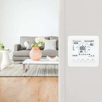 

WiFi Thermostat Wall-Hung Gas Boiler Heating Remote Control Temperature Controller EU/US Plug