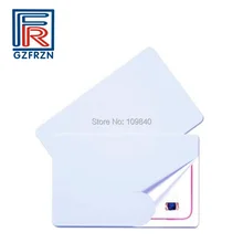 13.56 мГц UID записи карт блок 0 сектор zero rfid ПВХ пустой белый карт для M1 f08 чип