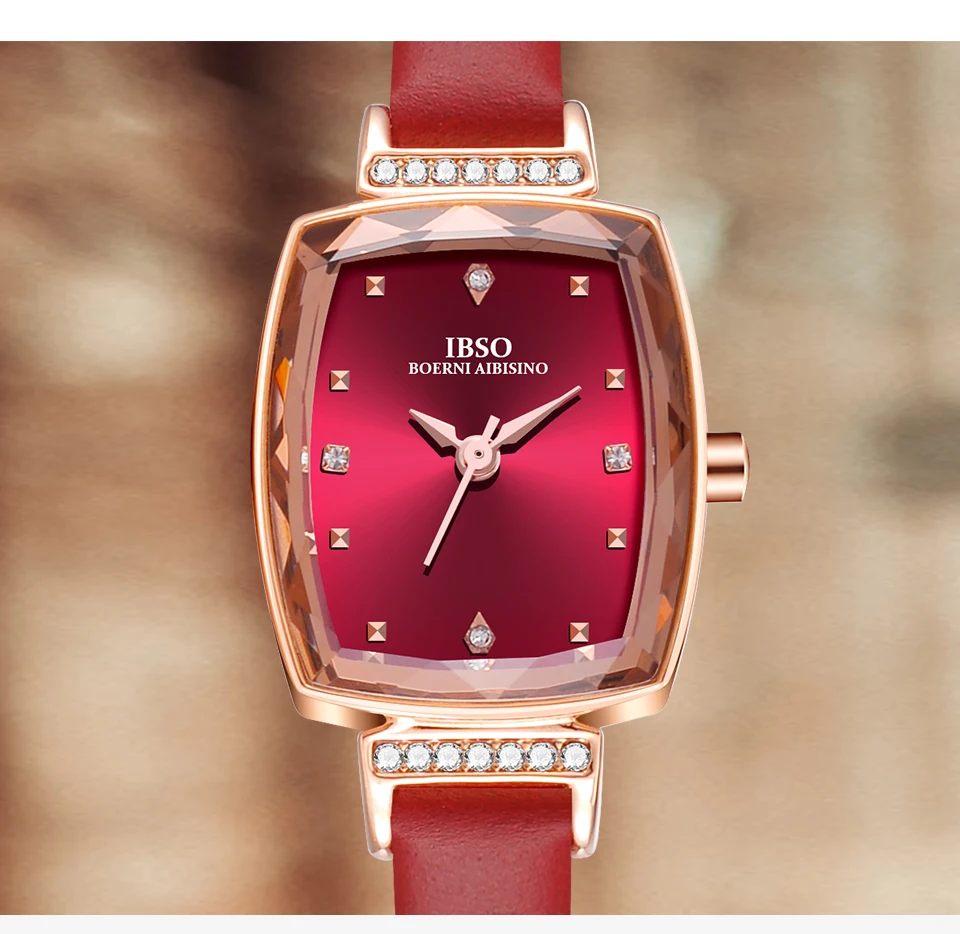 2018 Female Watch Purple Small Luxury Fashion Rectangular Watches for Women 01