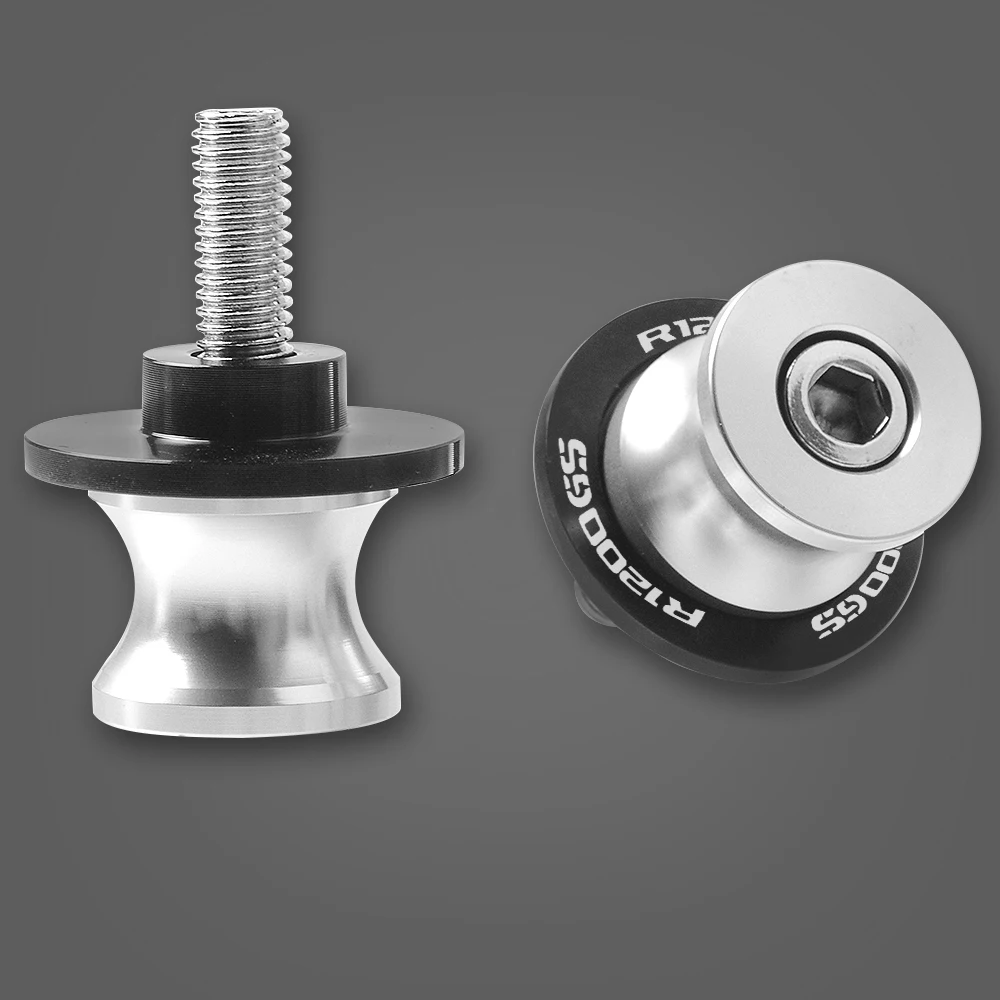  8MM Motorcycle Swingarm Sliders Spools Stand Screws For BMW R1200GS R1200 GS 2004-2012 2005 2006 20