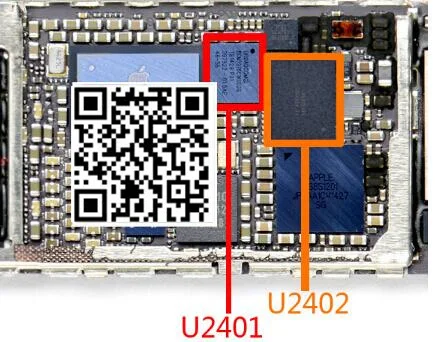 imágenes para 2 par/lote (4 unids) original nueva pantalla táctil digitalizador blanco + negro chip ic para iphone 6 6 + 6 plus u2401 + u2402 imágenes para 2 par/lote (4 unids) original nueva pantalla táctil digitalizador blanco + negro chip ic para iphone 6 6 + 6 plus u2401 + u2402