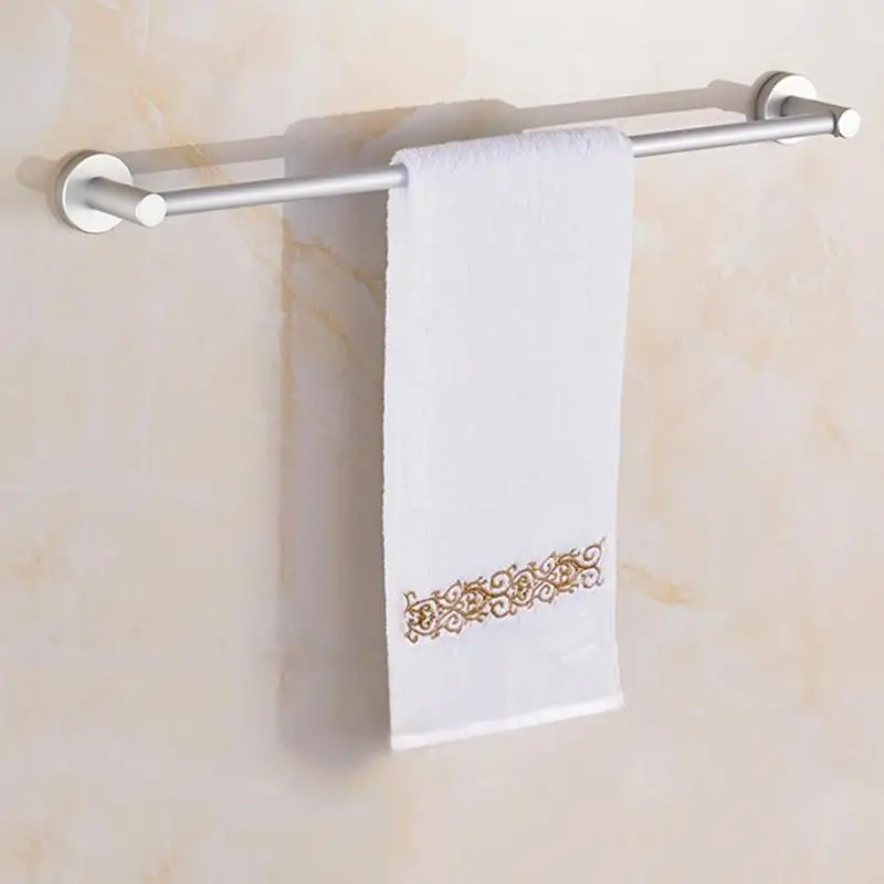 55cm Space Aluminum Towel Racks Self Adhesive Towel Storage Holder