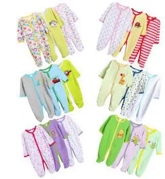 

0-12 Months baby rompers newbear children clothes baby boy girl cotton romper long-sleeve clothes 3pcs/lots