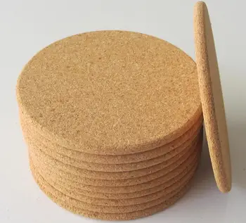 

Classic Round Plain Cork Coasters Drink Wine Mats Cork Mats Drink Wine Mat 10cm Diameter For Wedding Party Gift YA1033