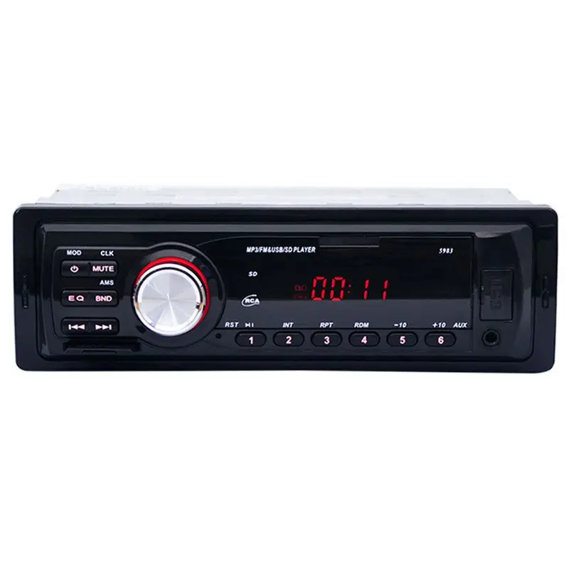 

1Din Car Radio Auto Audio Stereo 12V Support FM SD AUX USB Interface In-Dash 1 Din Car MP3 Player Receiver Device Phone Charge