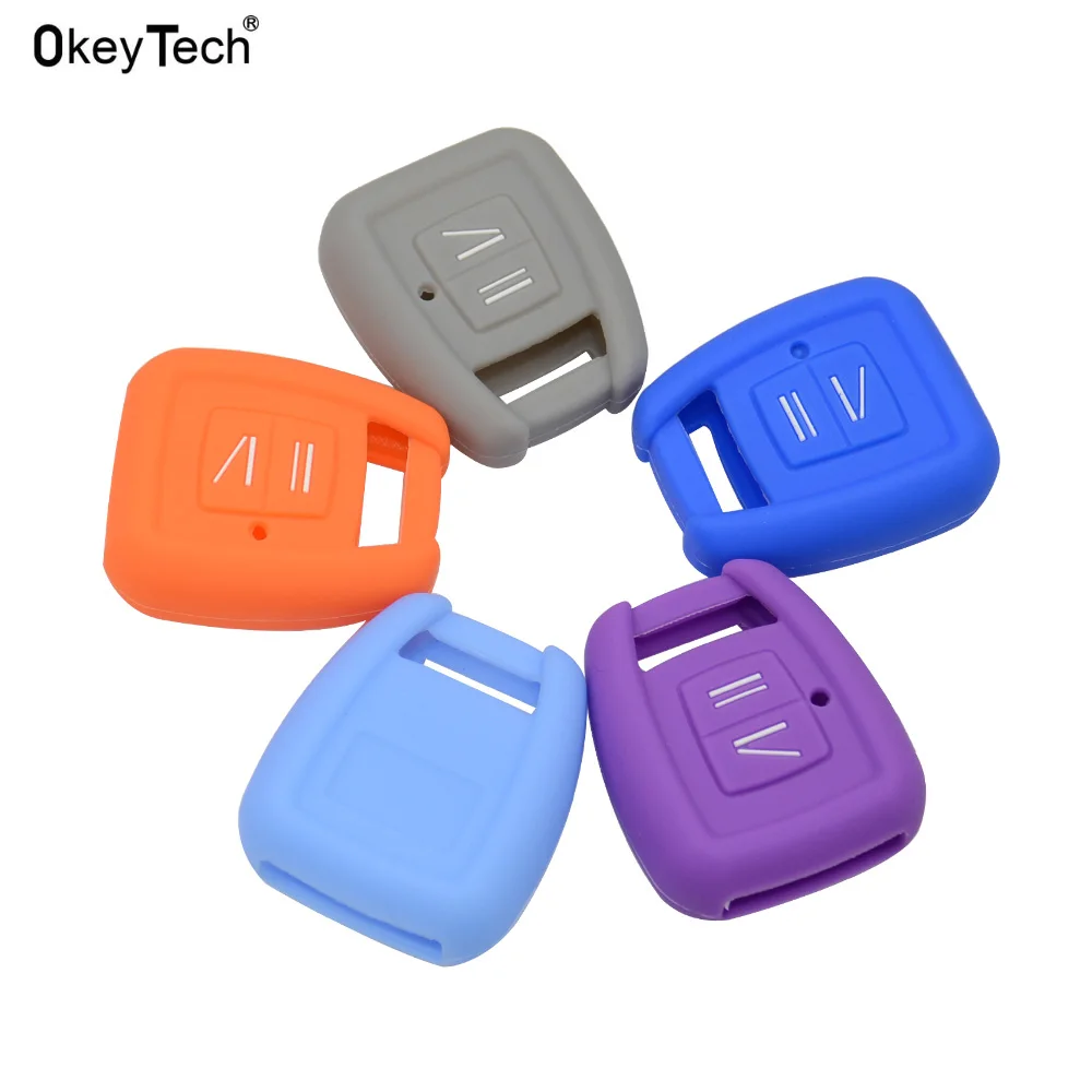 

Silicone Key Cover Fob Car Case For VAUXHALL Opel Vectra Zafira Omega Astra 2 Buttons Silica Gel Remote Key Case For Car Opel
