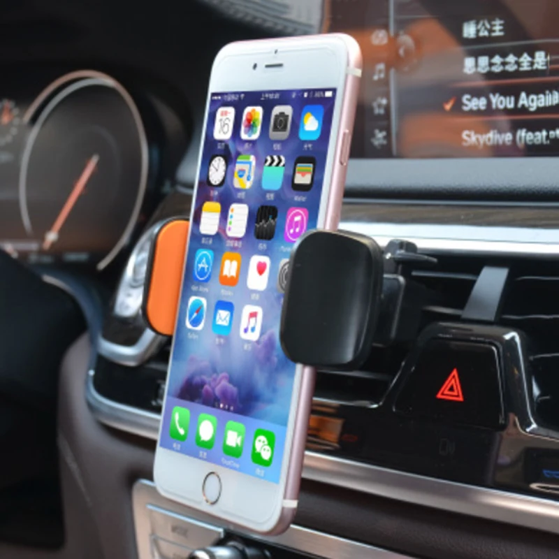 

Car Cell Phone Holder Air Vent for iPhone X Xs MAX 8 6s PLUS Samsung Mount Mobile Phone Car 360 Degree Holder Stand