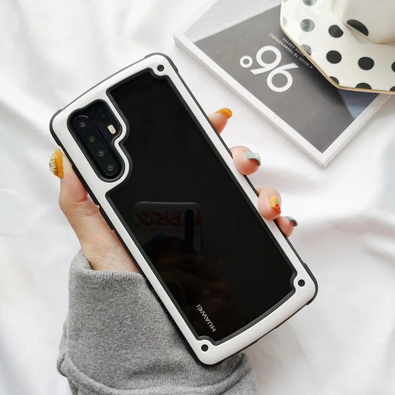 

Luxury Armor Shockproof Phone Casing For Huawei P20 P30 Pro Mate 20 Pro Soft Cover For Huawei P30 P20 Lite Nova 3e Bumper Case