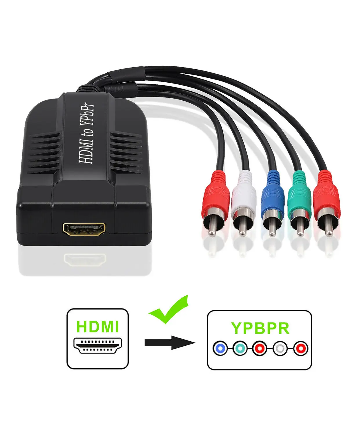 1080P 720P разъём HDMI папа Компонентный видео YPbPr 5RCA преобразователь RGB адаптер для PS4