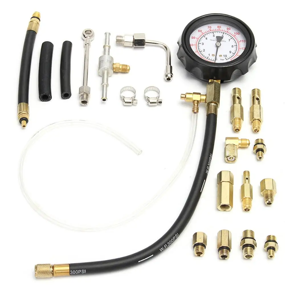 ￡24.31 Allsome Tu 114 140psi Manometer Fuel Oil Pressure Tester Kit Injection