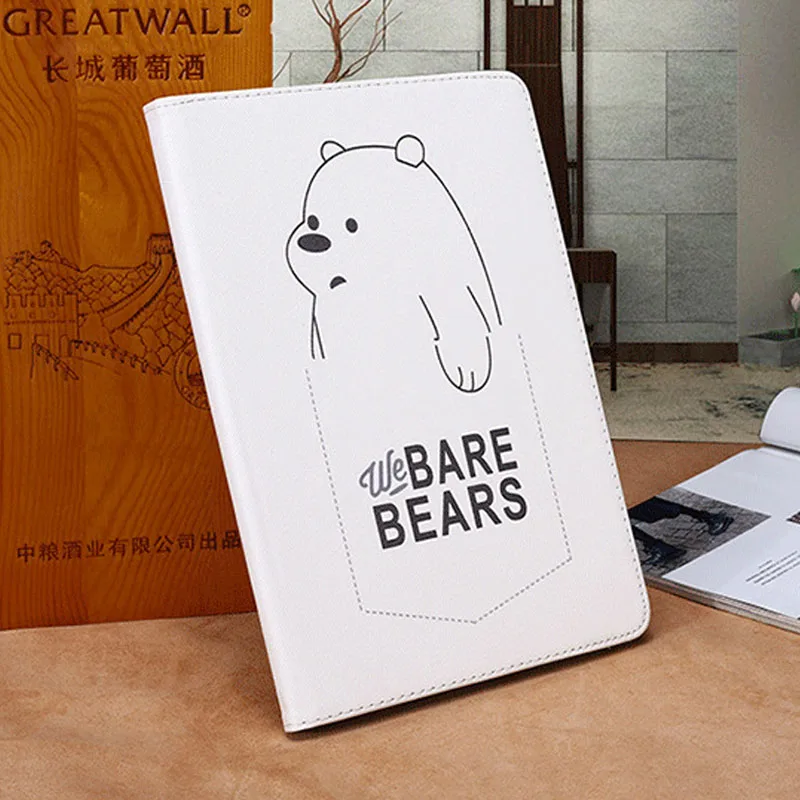 

Cartoon Leather Case For iPad Mini 1 2 3 Bear Flip Full Protect Cover Auto Wake Up Sleep Smart Stand Case For iPad 7.9 Inch