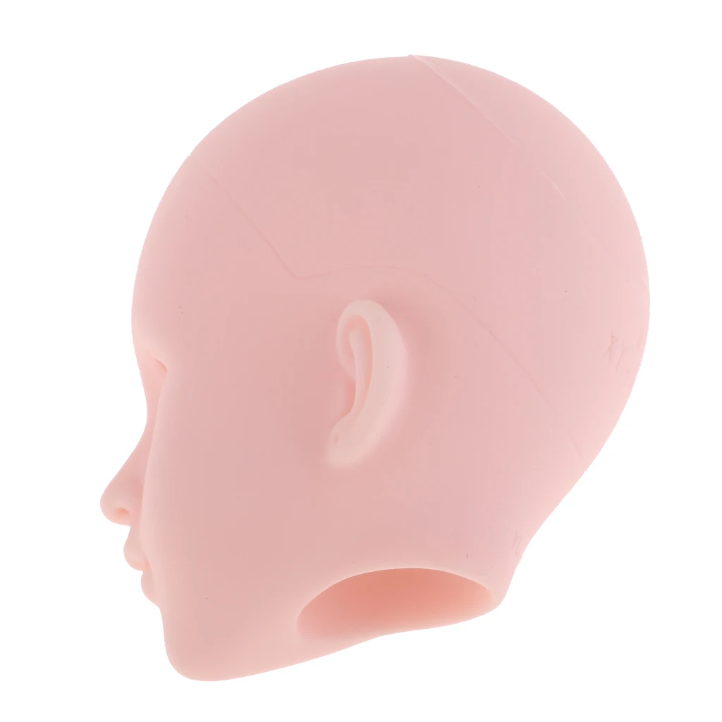 High Quality 1/4 BJD Female Doll Head Sculpt Without Eyes DIY Parts  Girl doll head sculpt