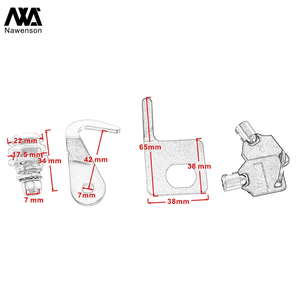 Набор замков для ключей мотоцикла, задний багажник, комплект замков для Harley Electra Glide, ультра классический EFI FLHTCUI 2007-2013 Tour Pak 1992-2013