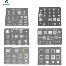 PHONEFIX из нержавеющей стали BGA трафарет посадки олова лист для samsung huawei Qualcomm Xiaomi Oppo Vivo LG iPad SPRD MTK