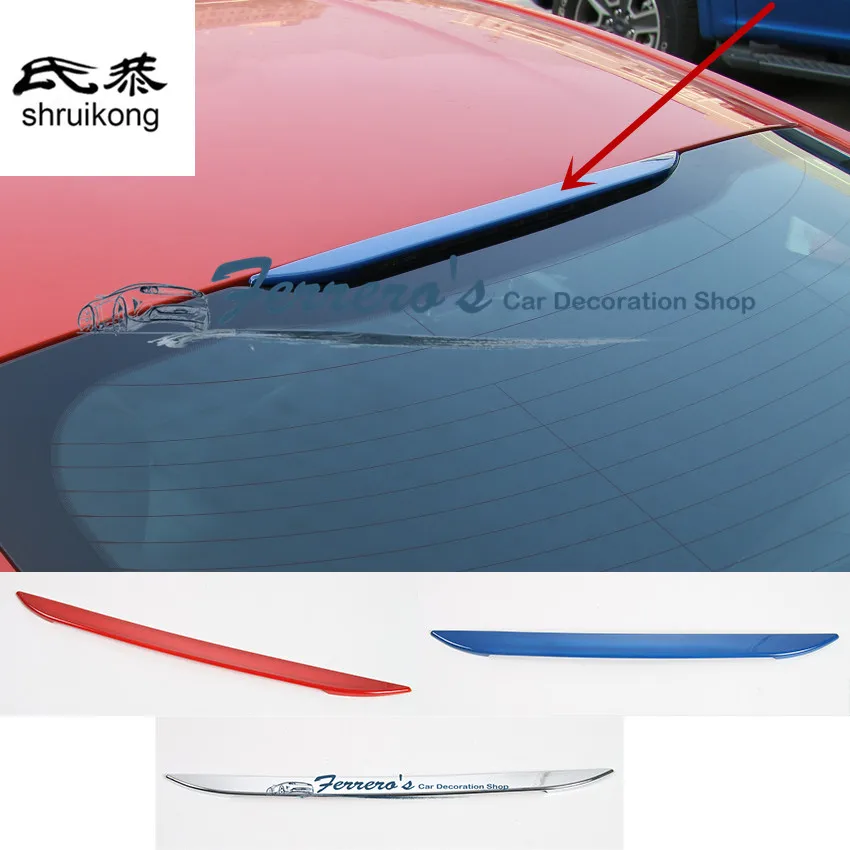 

Free shipping 1pc ABS chrome car styling sticker High brake lights decoration cover Sequins for 2015 2016 new ford mustang