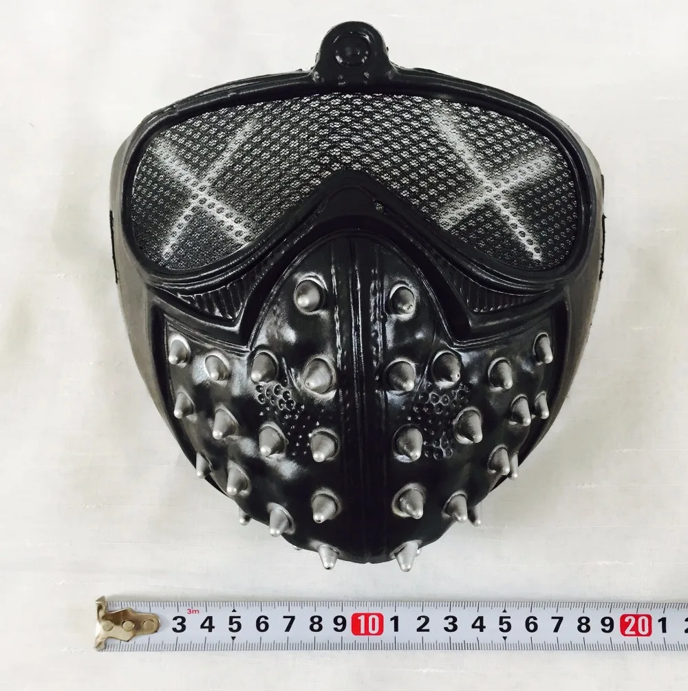 Мотоцикл Маска игры сторожевой 2 WD2 маска заклепки половина маска ПВХ Пластик маска вечерние Косплэй реквизит