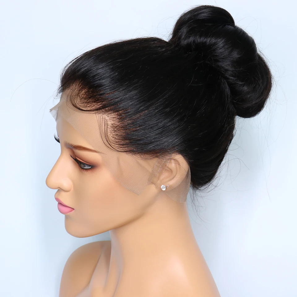 Pre-Plucked-Straight-360-Lace-Frontal-Wig-With-Baby-Hair-150-Brazilian-Remy-Hair-Lace-Front
