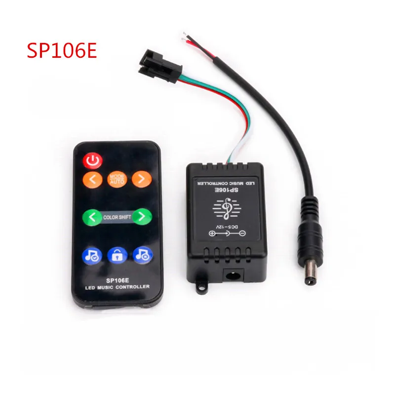 SP105E SP106E SP107E SP110E DC5-24V симфония работы при прослушивании музыки по Bluetooth контроллер WS2812 WS2801 APA102 полосы пикселей светильник с контроллером