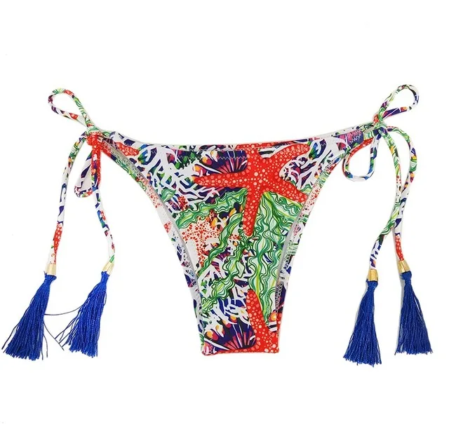 BLESSKISS сексуальное бикини-танга для женщин летние стринги плавание ming микро бразильский купальник купальные шорты - Цвет: Bikini Bottoms 02