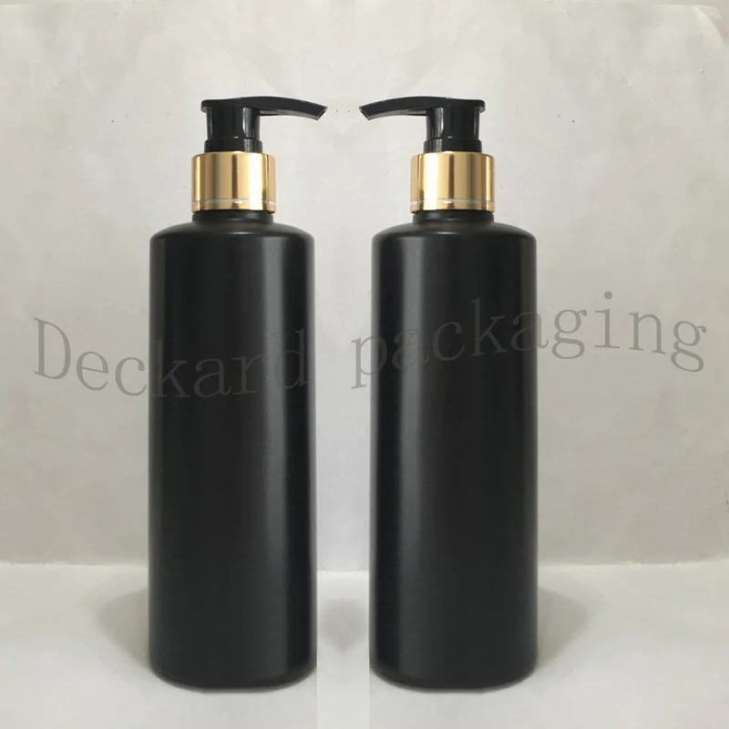 20pcs 300ml Shower Gel gold collar Pump Containers,Lotion