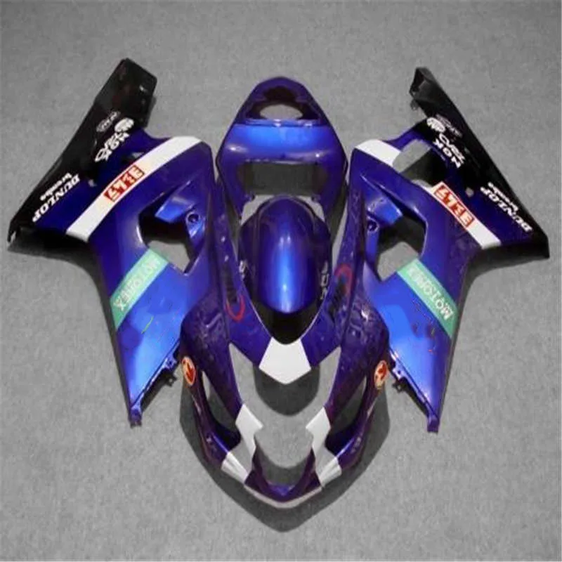 Набор обтекателей для мотоциклов GSXR 600 750 K4 04 05 GSXR600 GSXR750 2004 2005 ABS черный синий +