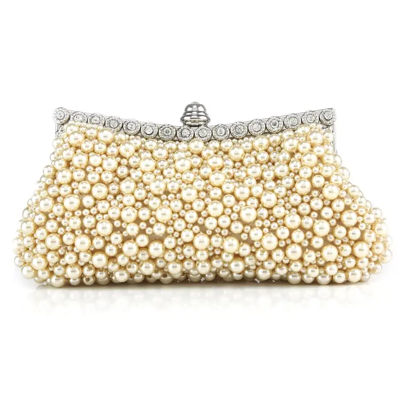 

G163 sweet vintage handmade beaded evening bag banquet bag 2014 clutch