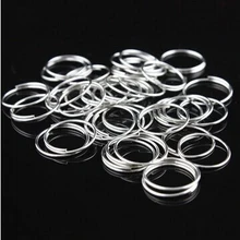 200 шт 11 мм хромированные 304 кольца из нержавеющей стали хрустальные для люстр шариковые детали бусины аксессуары для занавесок соединительные Восьмиугольные бусины