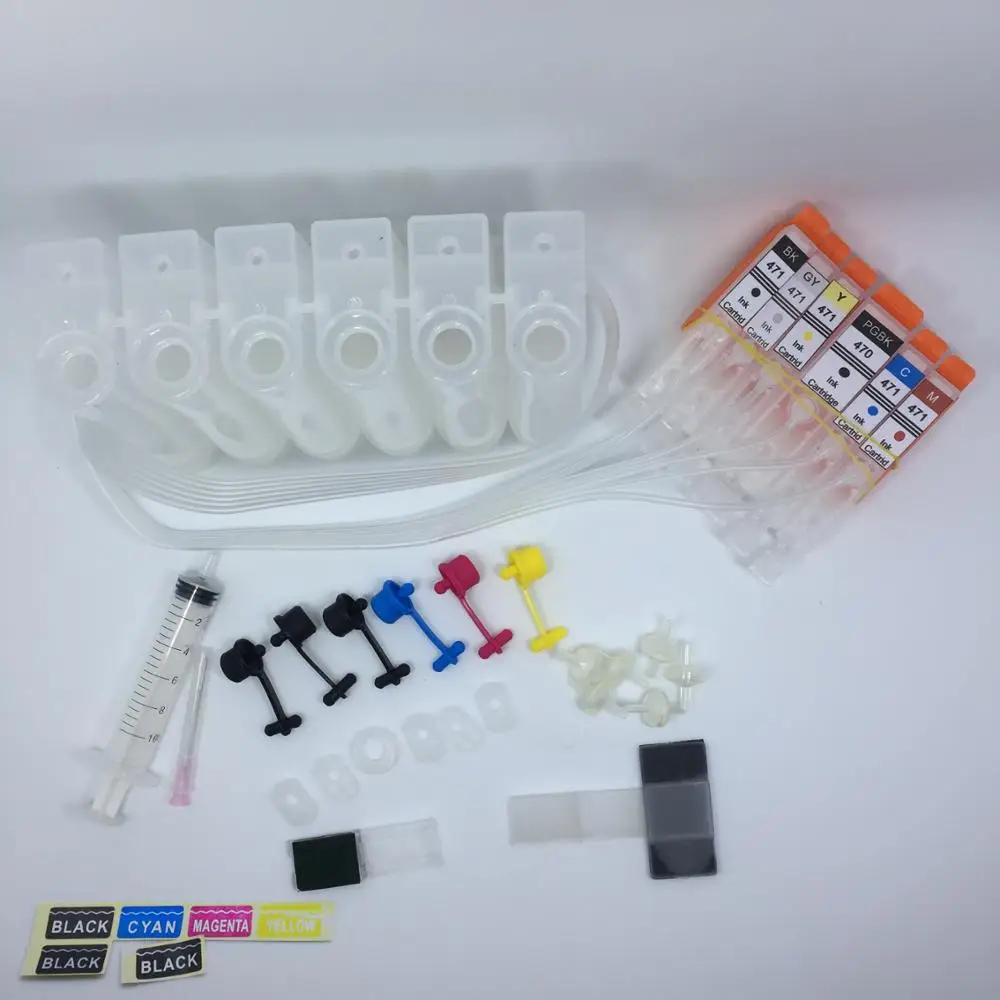 YOTAT PGI 470 CISS ink cartridge PGI470XL PGI 470 CLI 471 for Canon PIXMA MG7740 TS8040 TS9040