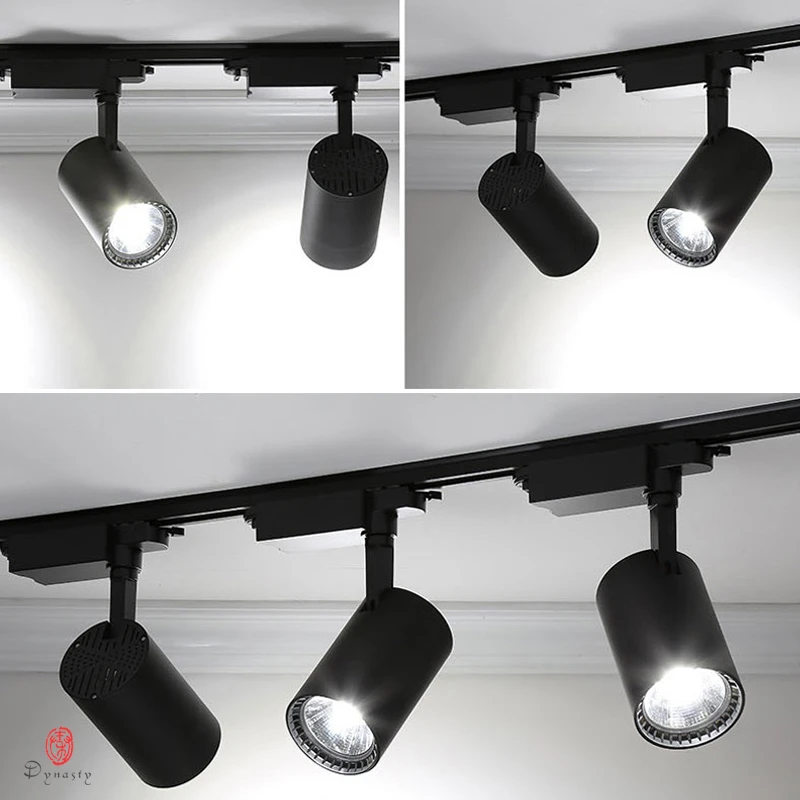 新しい Led Cob トラックライトアルミスポットライトハイパワー Ac85 2v 高 Cri トラック天井ラインタイプショップギャラリーの 照明効果 Black Light Spotlight Light Spotlightspower Spotlights Aliexpress