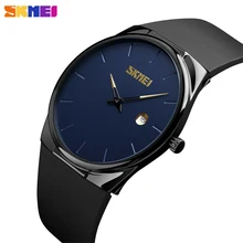Модные мужские торговая марка кварцевых часов SKMEI наручные часы Дата дисплей Кварцевые часы мужские s Часы Простой дизайн Relogio Masculino