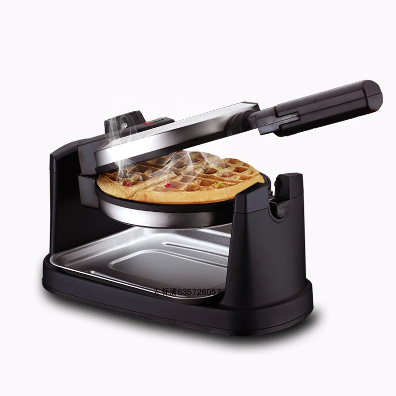 

Free shipping Full automatic double flip muffin machine baking cake pan electromechanical waffle Waffle Makers
