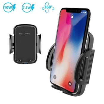 

3.0 Car Fast Wireless Charger For Samsung S10 Gravity Car Phone Holder For iPhone 7 8X2 In 1 Wireless Charger