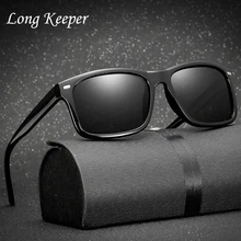 Длинные мужские солнцезащитные очки, очки ночного видения, поляризационные солнцезащитные очки, очки для вождения автомобиля, поляризованные очки для вождения, солнцезащитные очки KP1030