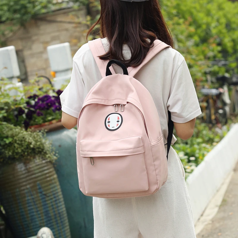Harajuku Cute Women Canvas Backpacks Korean Ulzzang Printing Anime