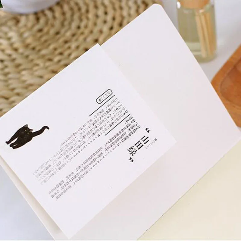Блокнот с милым котом, дневник, канцелярские принадлежности, школьные принадлежности, креативный японский эскиз, ежедневный блокнот