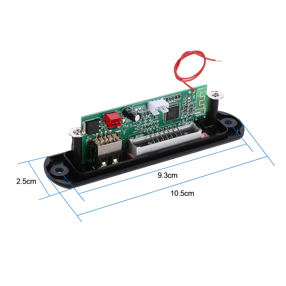 Беспроводной автомобильный Bluetooth MP3 аудио FM радиомодуль WMA декодер плата с Aux in USB