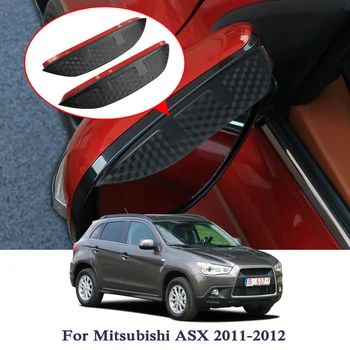 

Car Styling Car Rearview Mirror Rain Eyebrow Sticker For Mitsubishi Outlander ASX Pajero Sport Carbon Fiber Protector Sticker