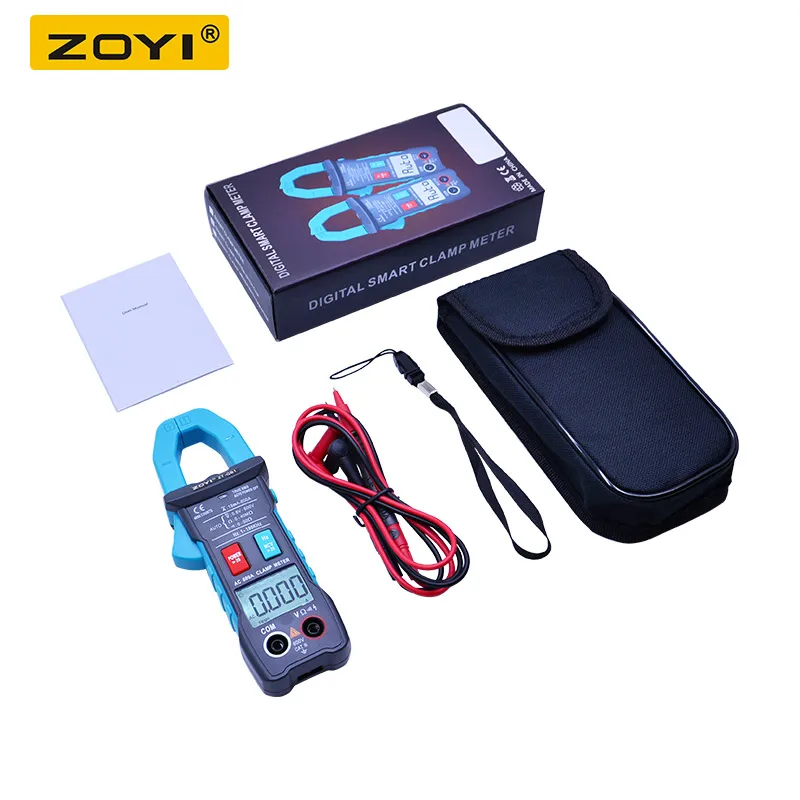 ZOYI ZT QB1 4000 отсчетов 600A клещи мультиметр True RMS пиковый диапазон Авто Диапазон AC/DC