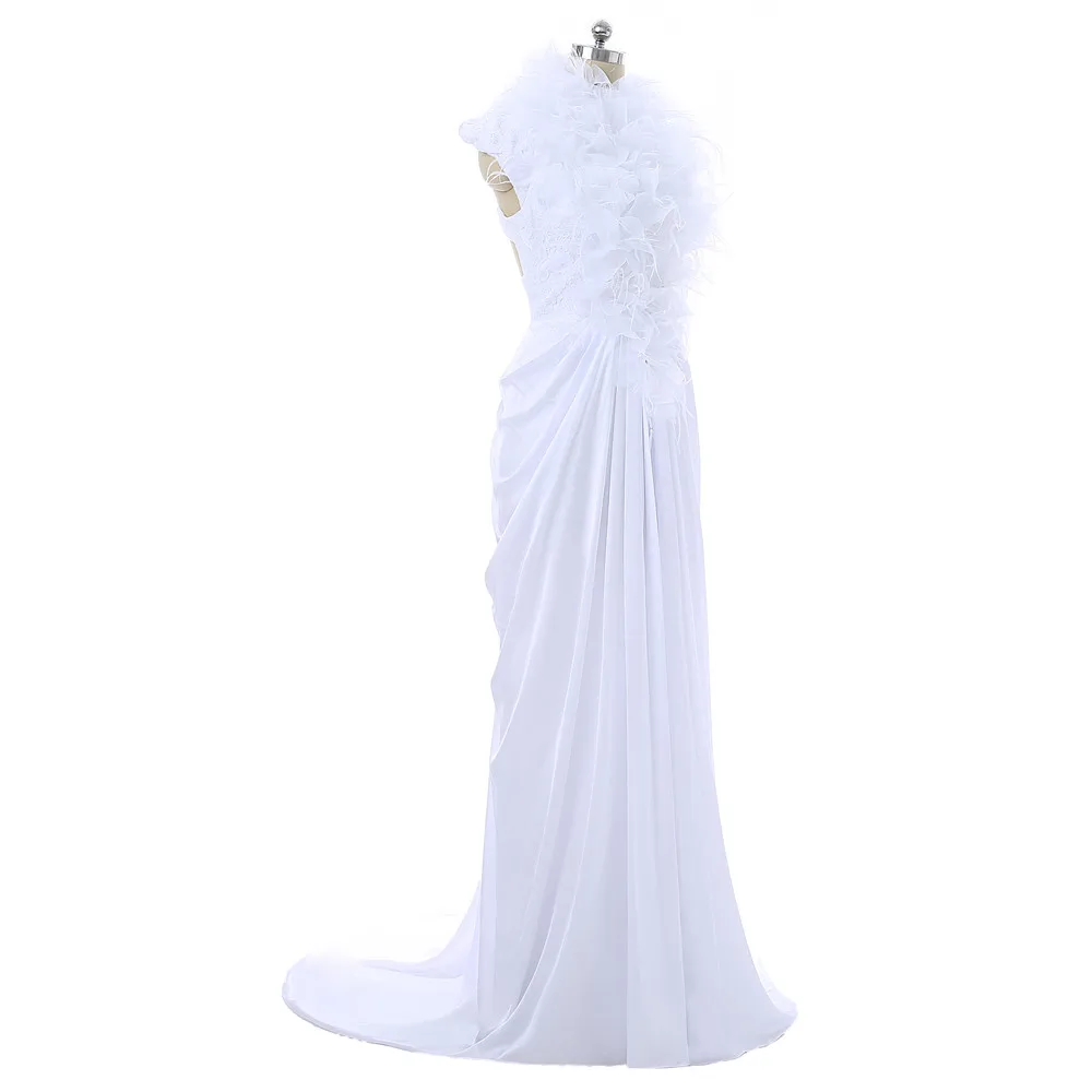 Branco 2019 vestidos de celebridade sereia boné