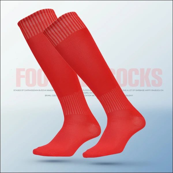 Brothock лето взрослых футбольные носки чулки мужчины Футбол чулки тонкий срез чистый цвет свет борту спортивные носки show Носки - Цвет: Red