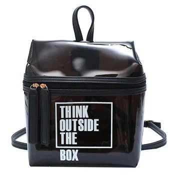 

Korean Version Of the Wild Shoulder Bag Fashion Casual Shoulder Bag Transparent Jelly Bag Student Backpack