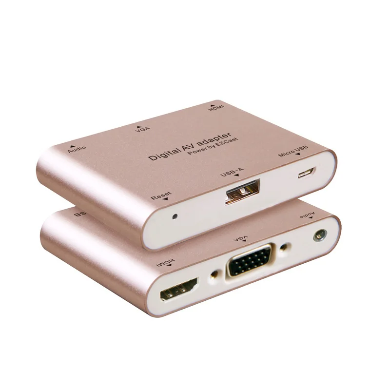 LYBALL цифровой av адаптер для HDMI VGA аудио 3 5 мм HDTV ссылки телефон планшет iPhone X 8 7 6s Plus