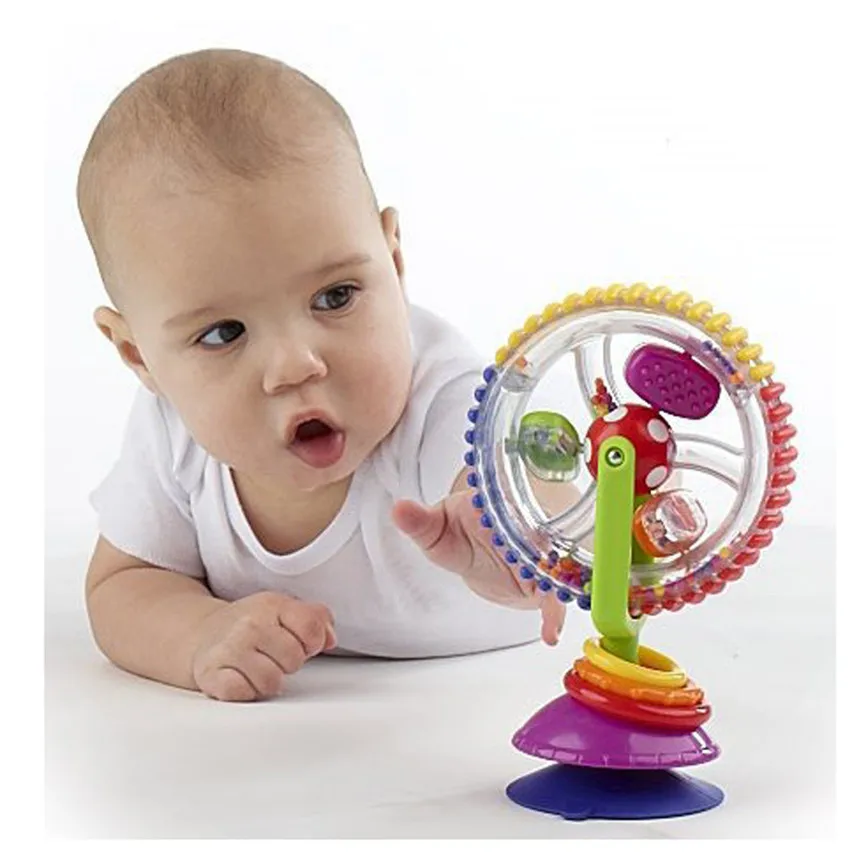 

Sucker Around The Ferriswheel Rotating Windmill Bell For Baby 19*12cm