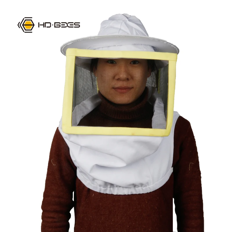 

Beekeeping Protective Hat Apiculture Bee Cotton and Graze Square Beekeeper's cap Cap Hats for Beekeeper HDPH-001