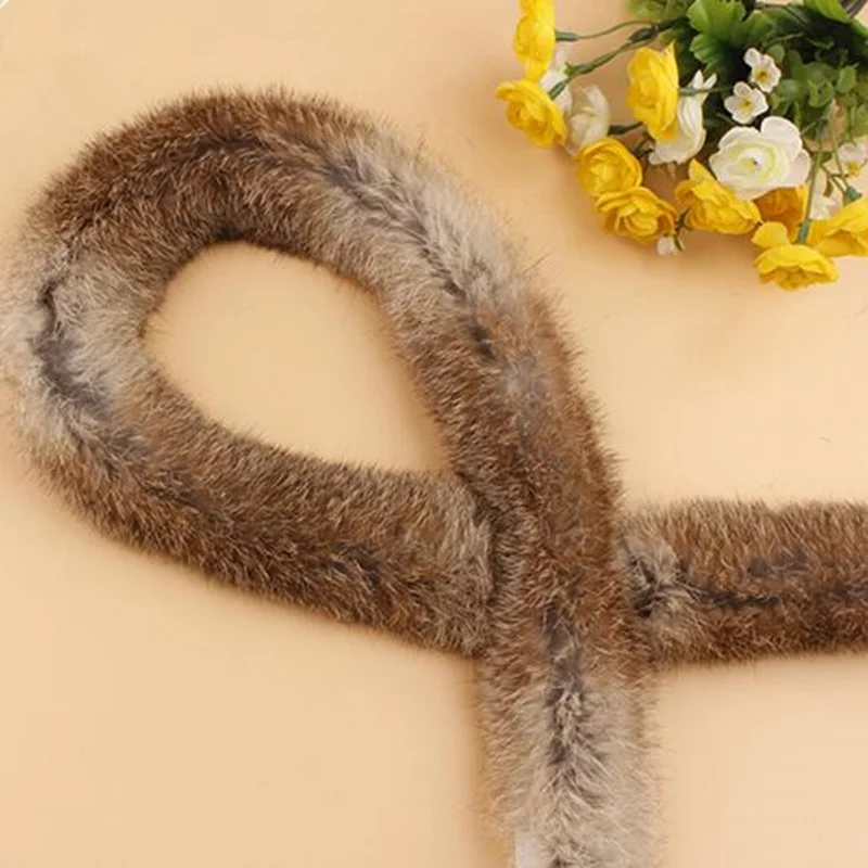 Искусственный кроличий мех ленты пушистая отделка DIY домашний декор швейный костюм ремесла 1 ярд KYY8147