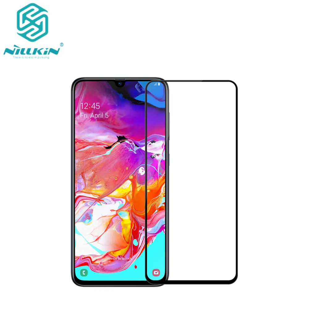 Для Samsung Galaxy A70 CP + Полное покрытие закаленное стекло 9H 2.5D изогнутая защита экрана
